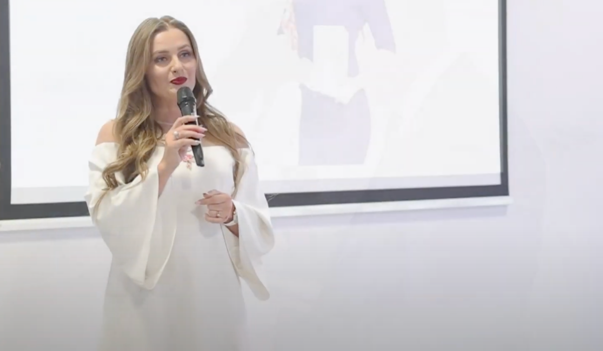 Swietłana Walczak podczas inauguracji Swietłana Walczak podczas inauguracji